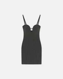 Womens | Shothi Terry-Knit Mini Dress | Graphite