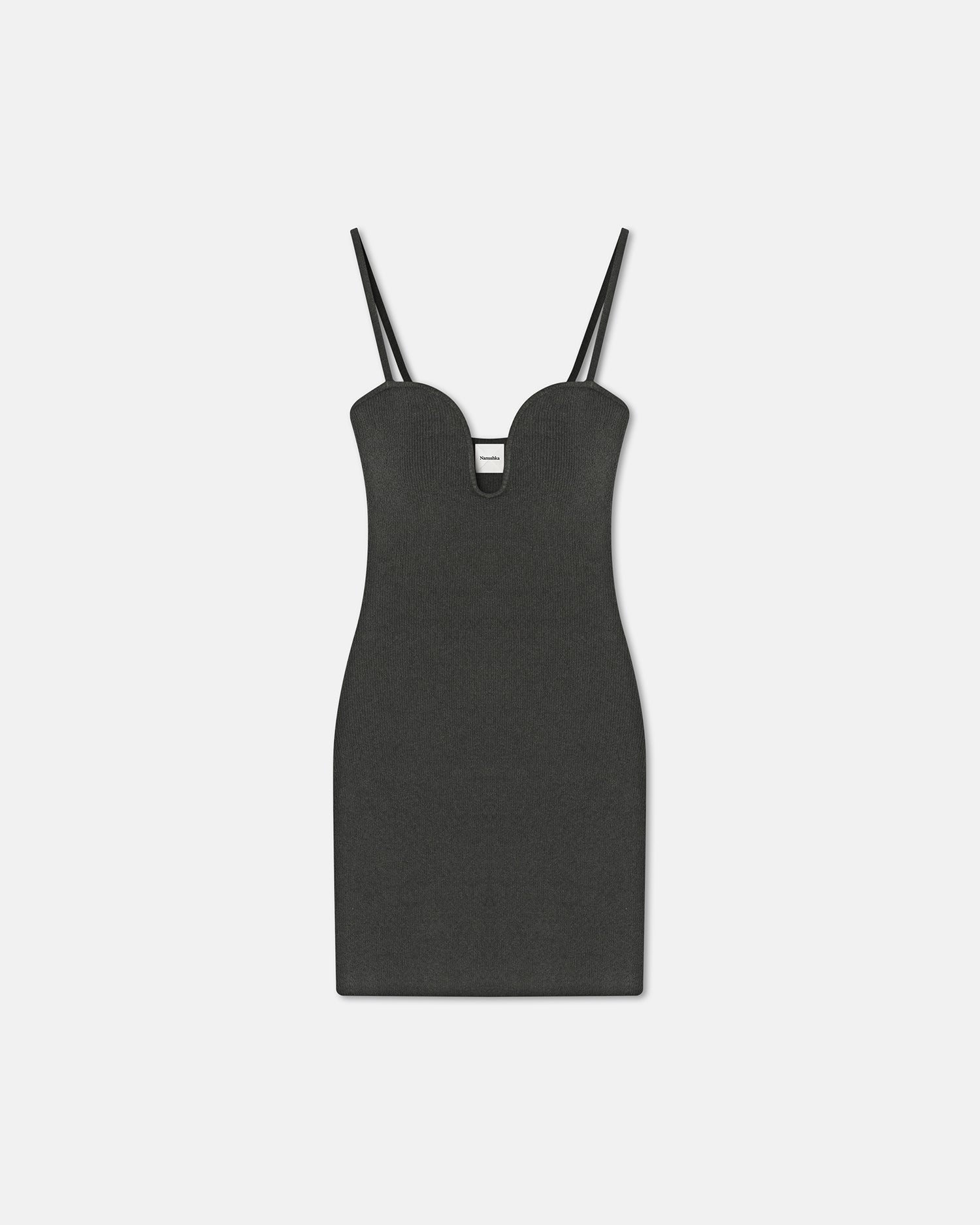 Womens | Shothi Terry-Knit Mini Dress | Graphite