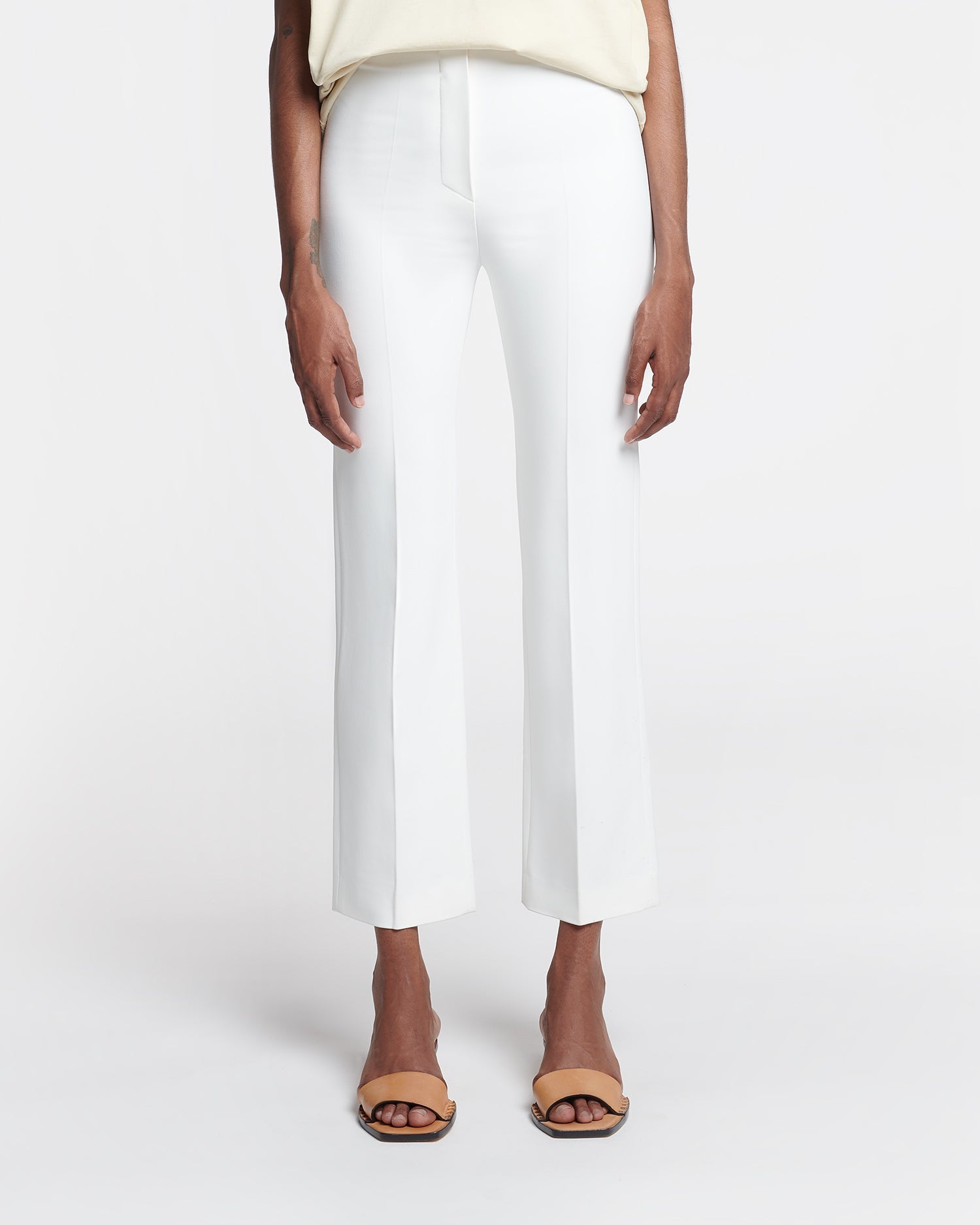 Womens | Erinna Tailored Slim-Leg Trousers | Off White