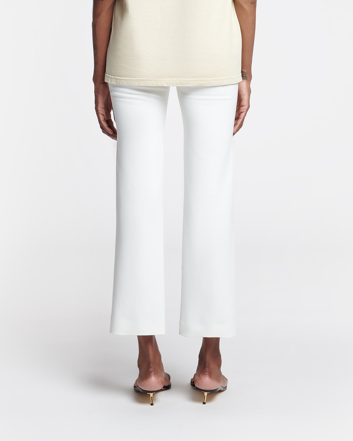 Womens | Erinna Tailored Slim-Leg Trousers | Off White