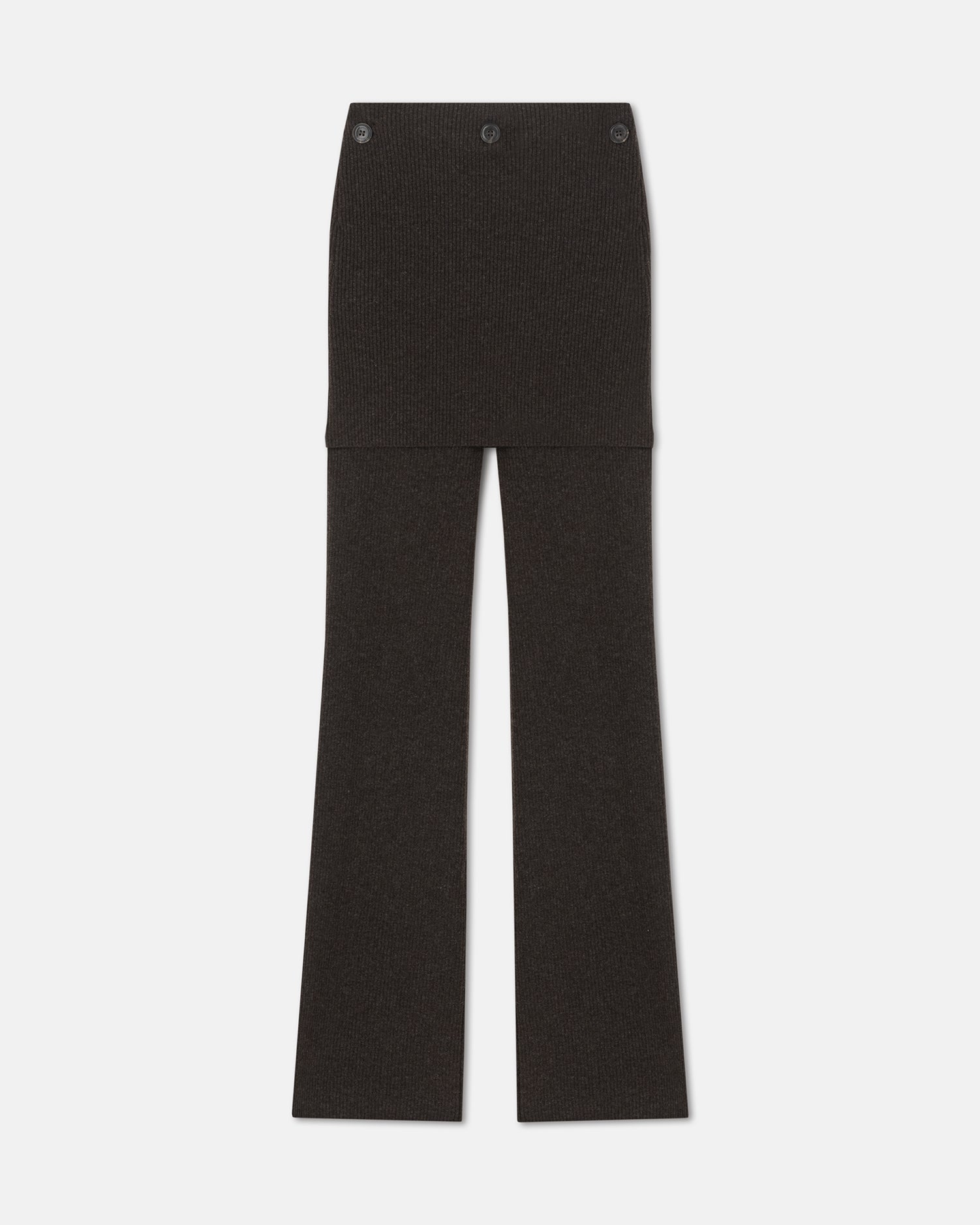 Womens | Basy Compact Merino Wool Pants | Coffee