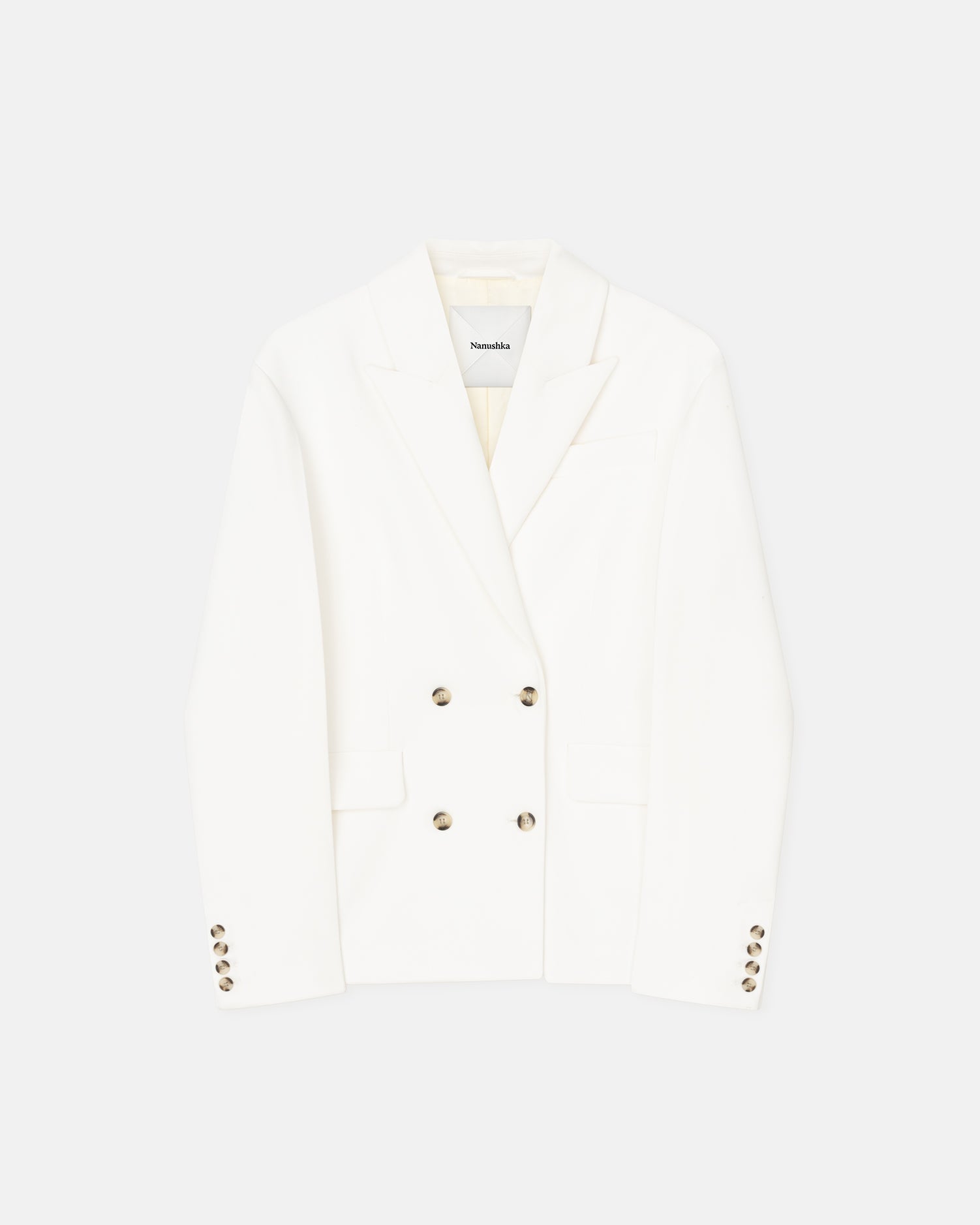 Womens | Laane Cinched-Waist Blazer | Off White