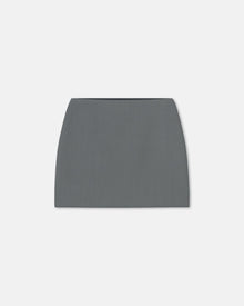 Womens | Briel Tailored Mini Skirt | Steel Blue