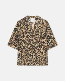 Womens | Katnis Printed Cotton-Voile Shirt | Leopard