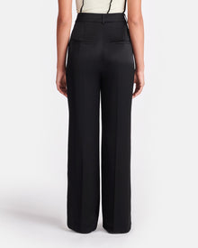 Womens | Zoelle Slip-Satin Pants | Black