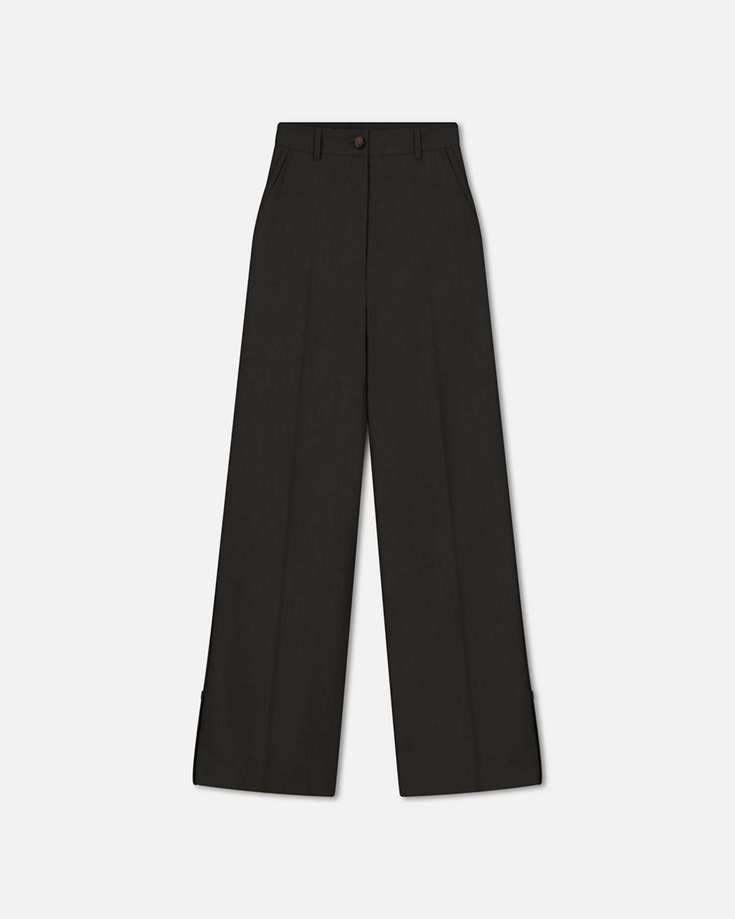 Womens | Bida Tailored Trousers | Off Black