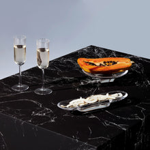 Neo Champagne Glasses | Clear Crystal | Set of 2