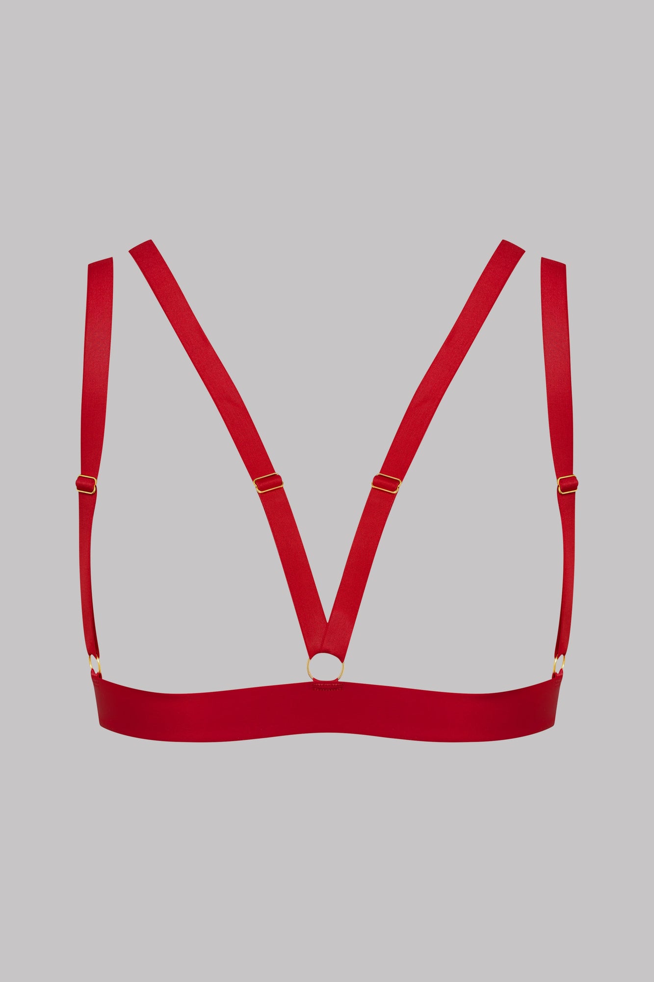 Cupless Triangle Bra - Tapage Nocturne | Red