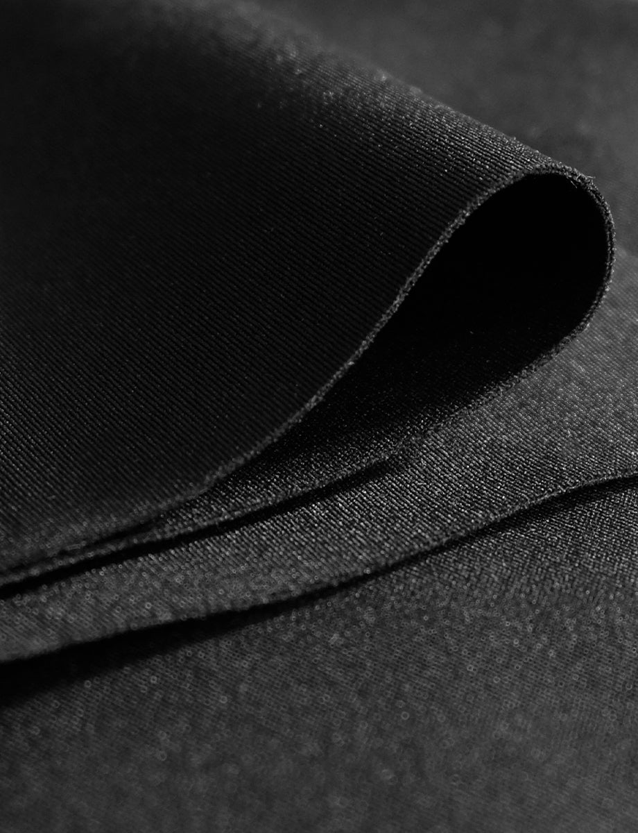  Neoprene Polo Shirt::Black::Detail