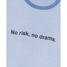 No Risk Serigraphy T-Shirt | Women | Stone Blue