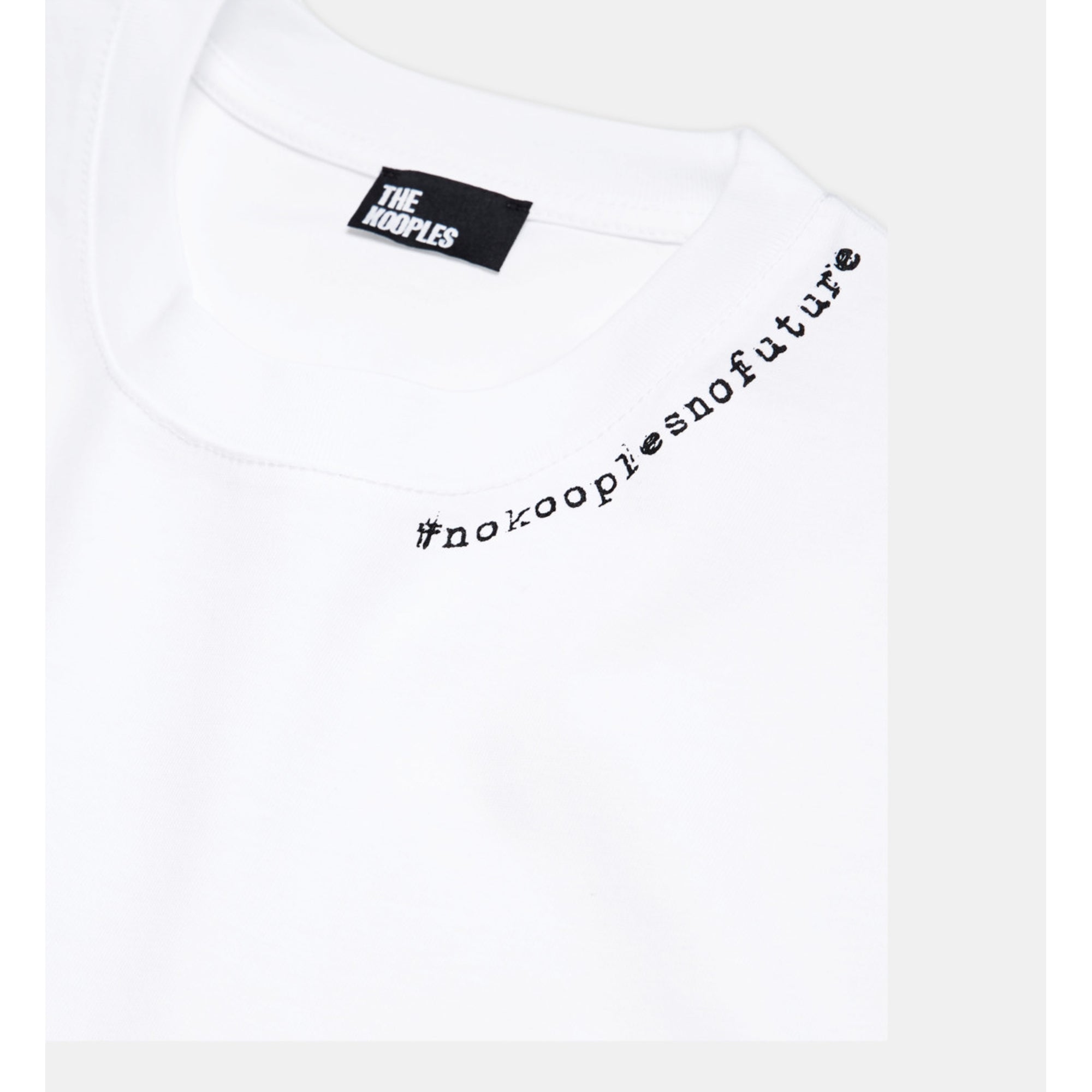 Logo T-Shirt #Nokooplesnofuture | Men | Snow White