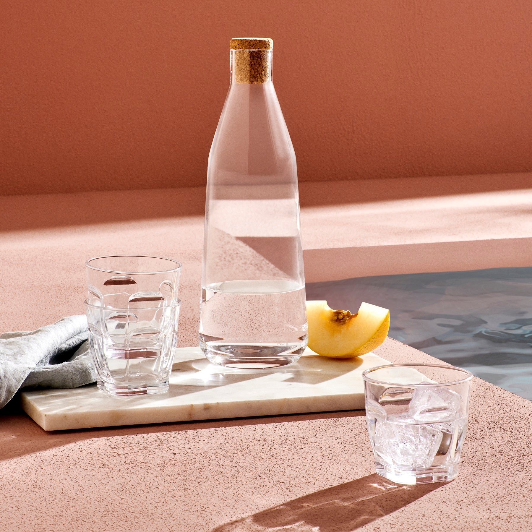 Ahoy Non-Slip Multipurpose Glass | Clear Crystal | Set of 4