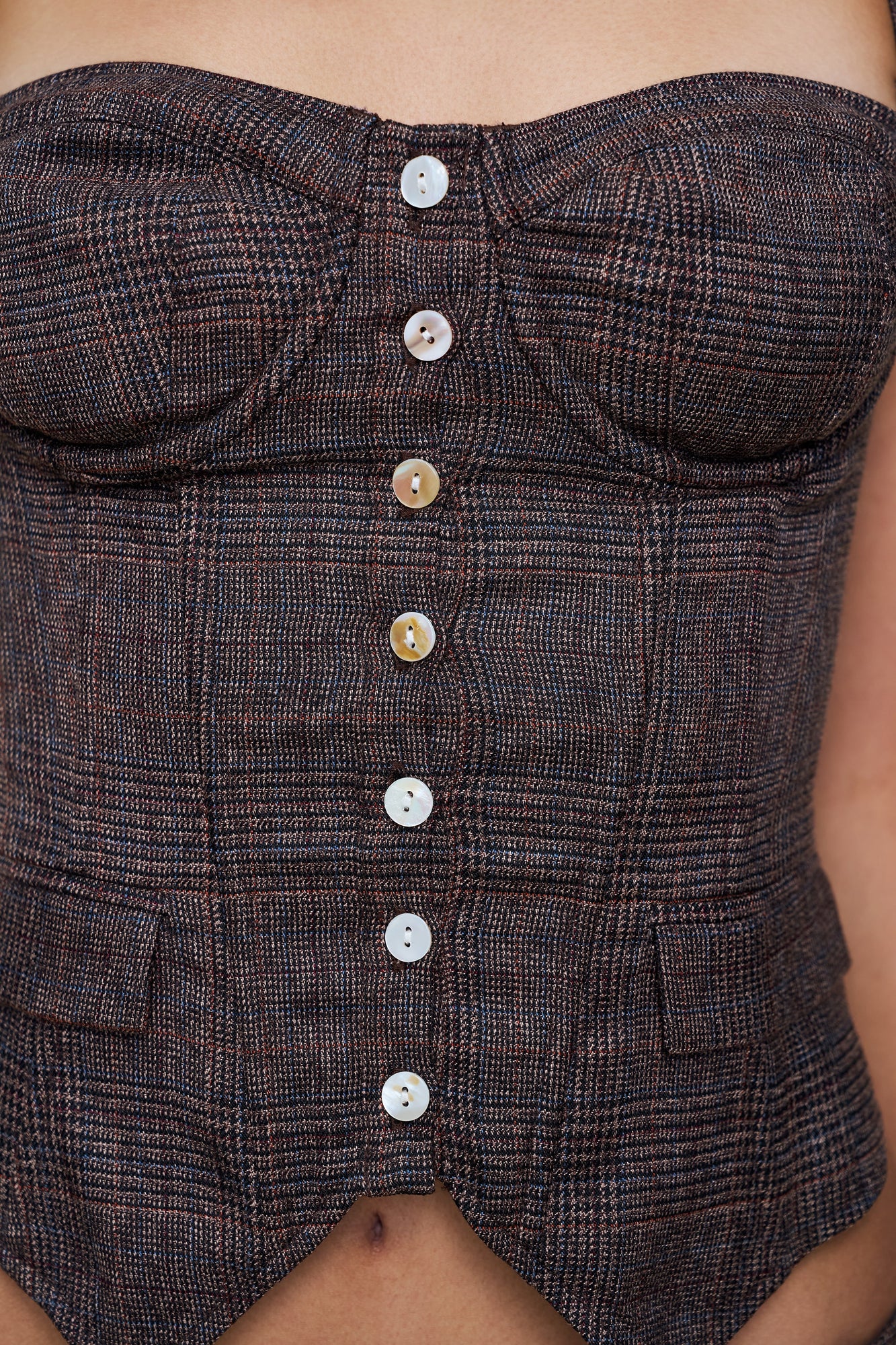 Womens | Edith Corset | Espresso