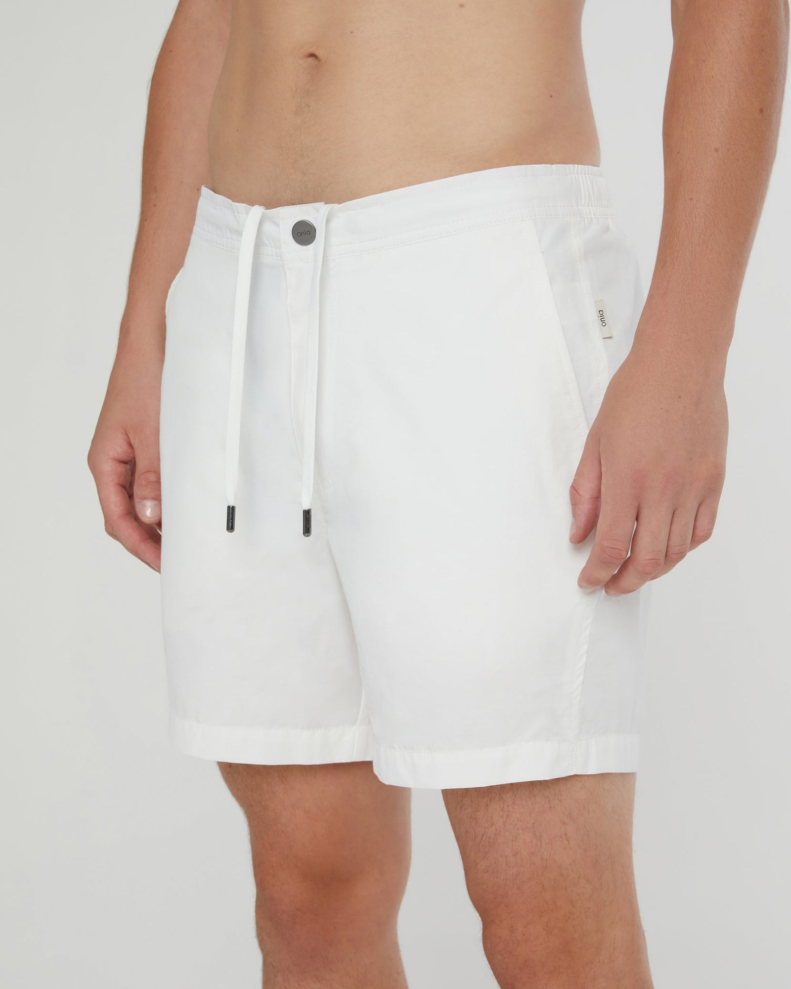 Mens | Calder 6E Swim Trunk | White