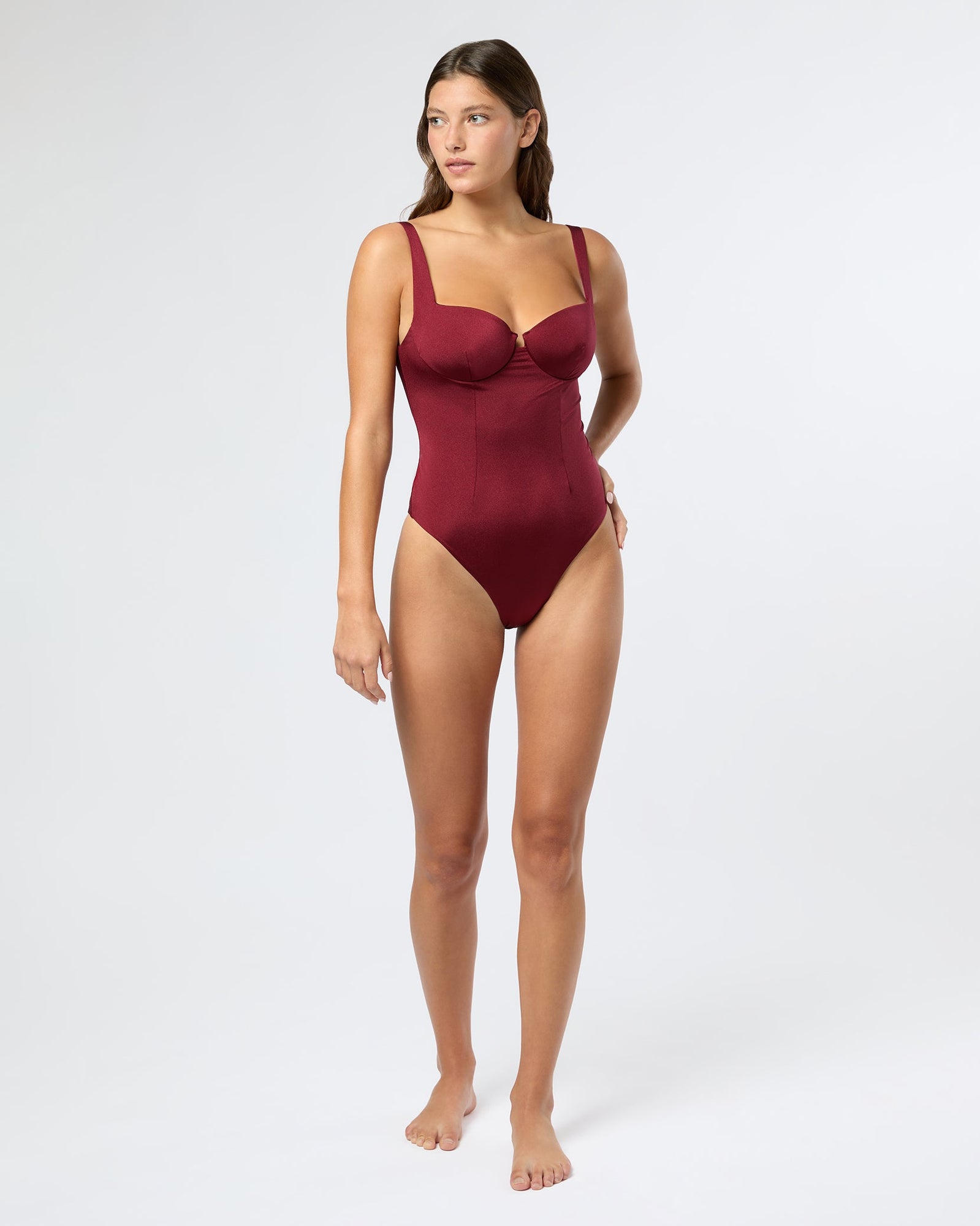 Womens | Vida One Piece | Pomegranate