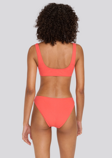 The Elle Ribbed Bikini Bottom - Solid & Striped