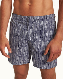 Men | Bulldog Swim Boxer | Lagoon Blue/White
