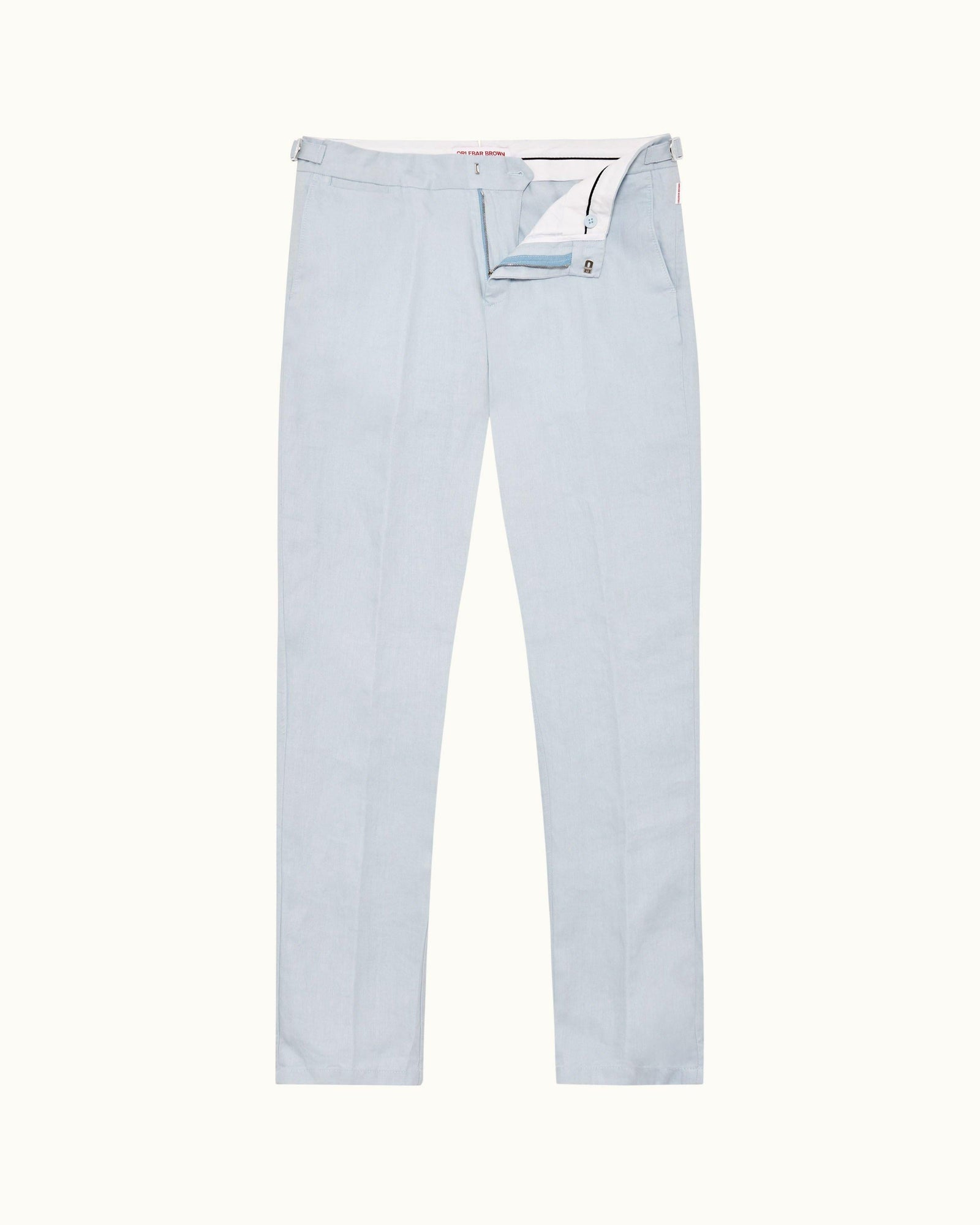 Men | Griffon Linen Trouser | Light Island Sky