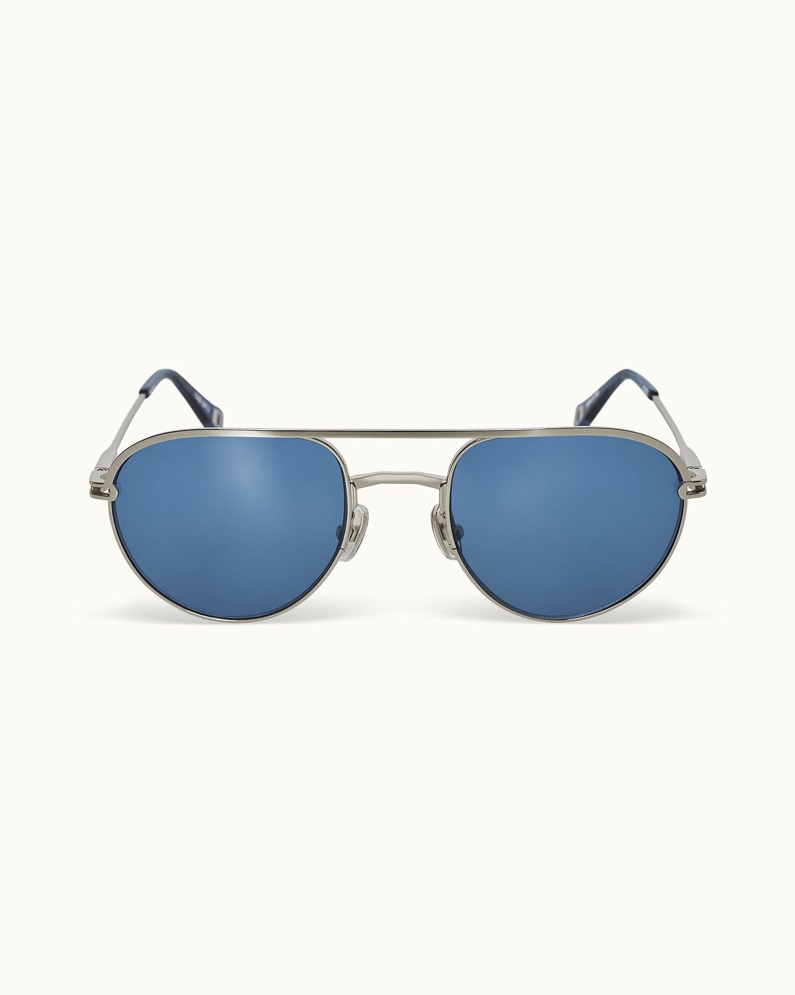 Men | The Micky Sunglasses | Silver/Blue