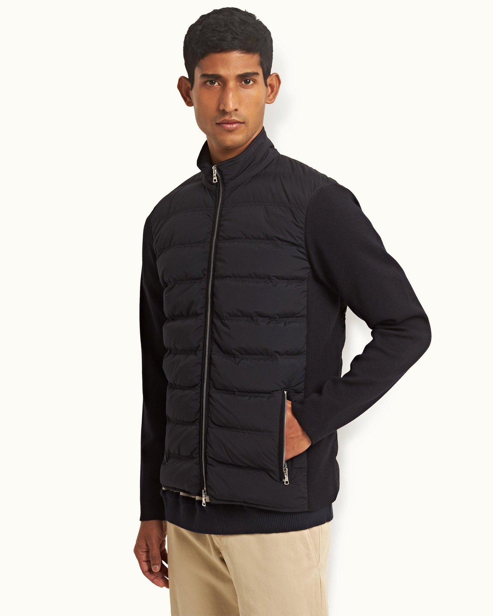 Men | Wallace Merino Jacket | Navy