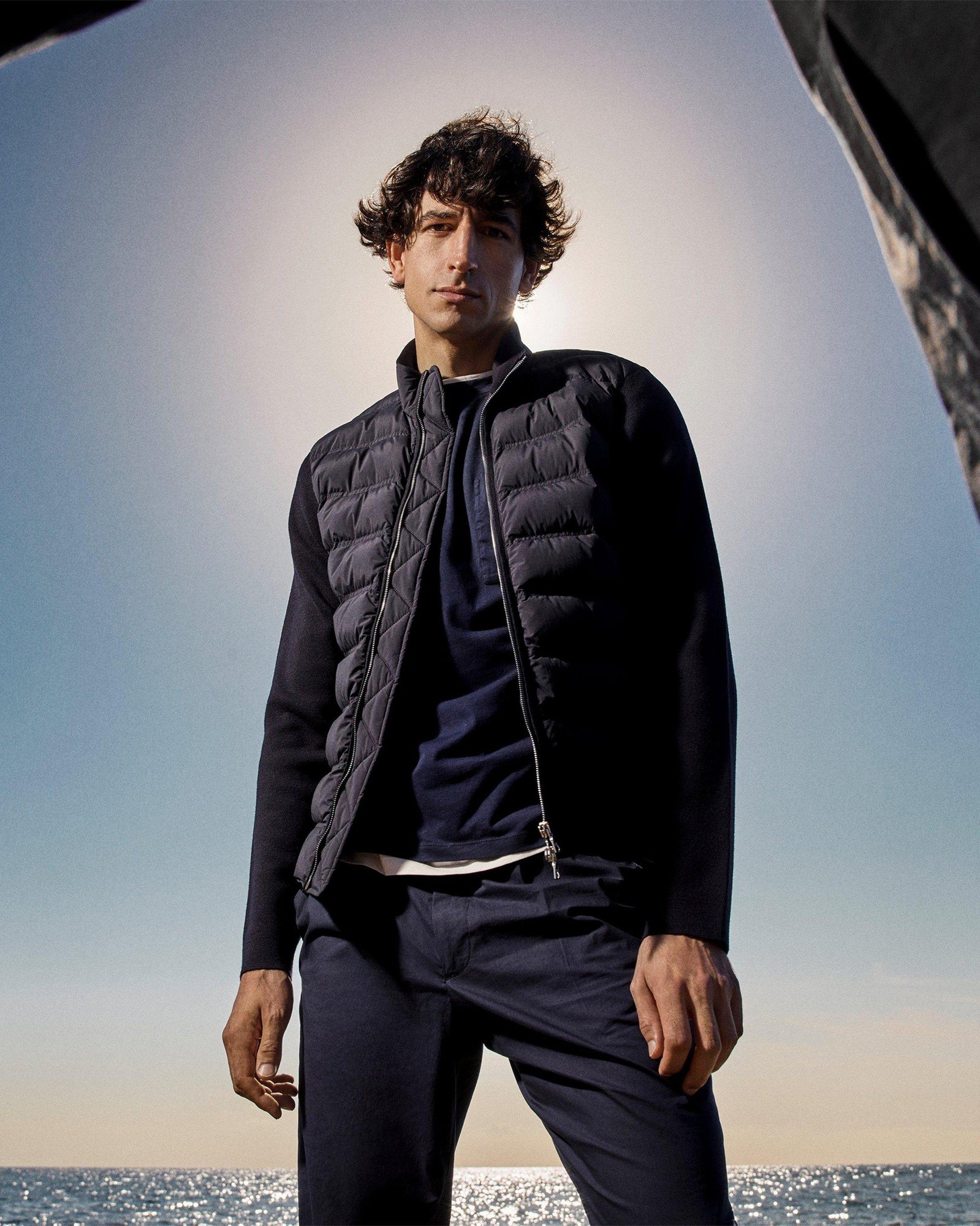 Men | Wallace Merino Jacket | Navy