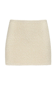 Micro Skirt | Oat Texture