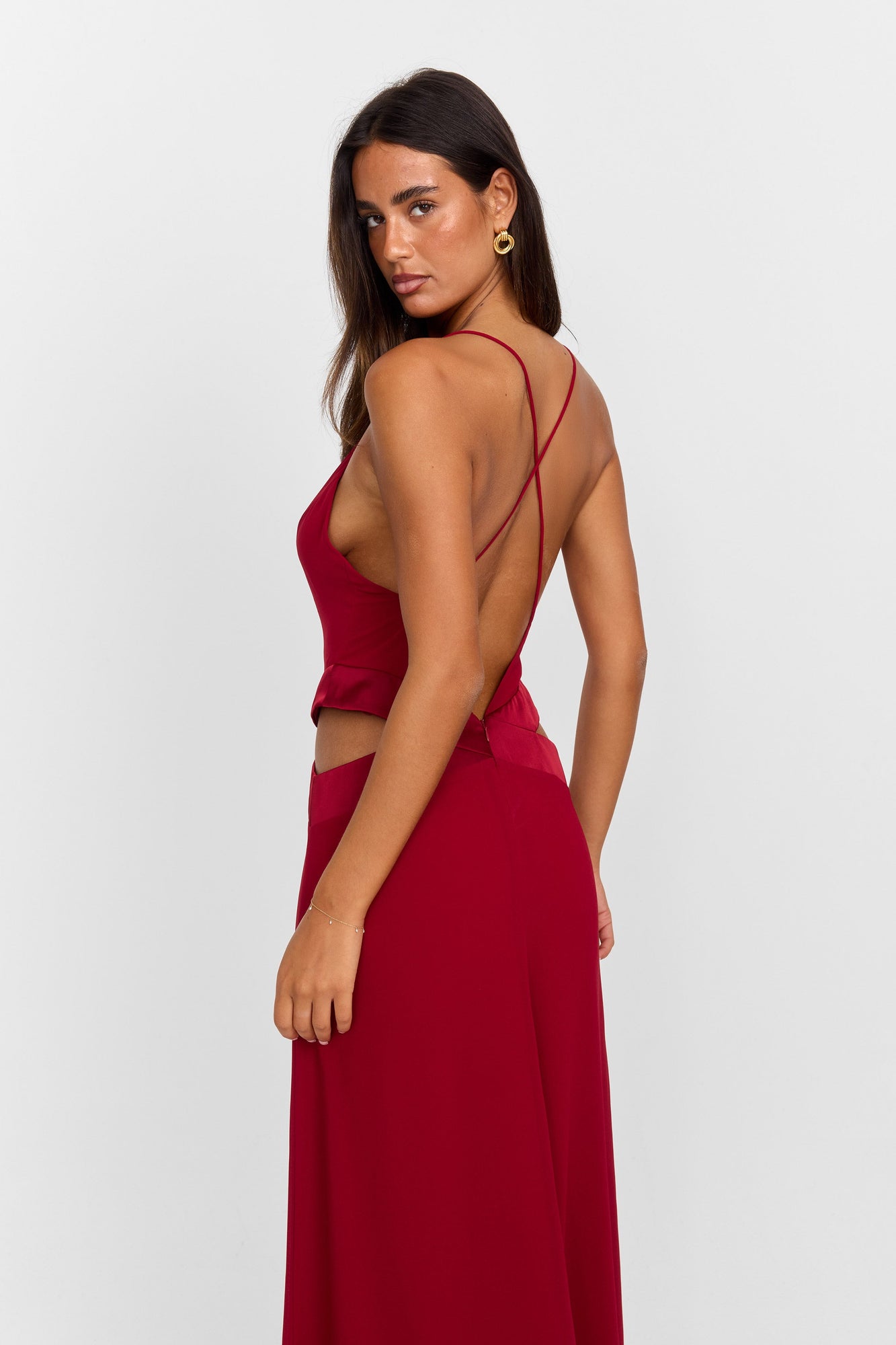 Sia Maxi Dress | Red