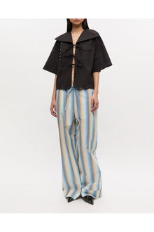 Ombre Stripe Elasticated Trousers | Multicolour