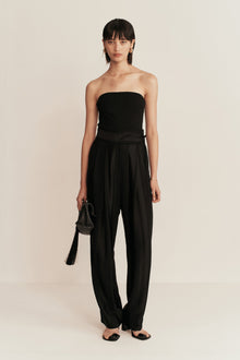 Omnia Strapless Top | Black