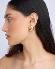 Puffy Shell Earrings
