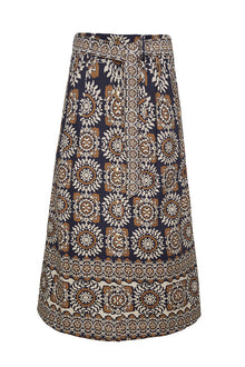 Oslo Skirt | Blue Medallion Tile
