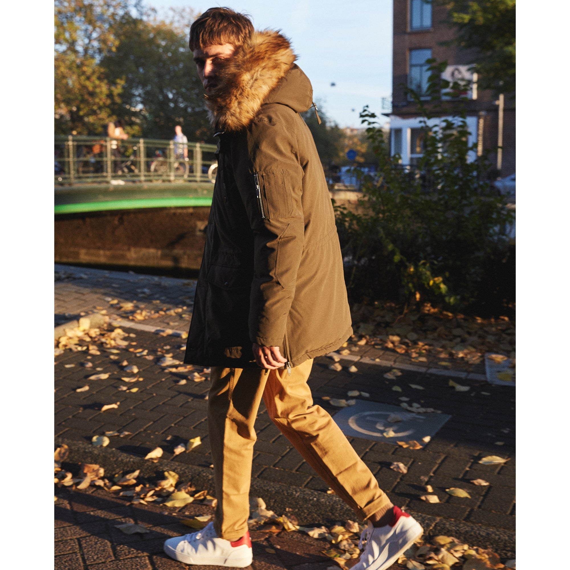 Oversized Parka | Men | Khaki