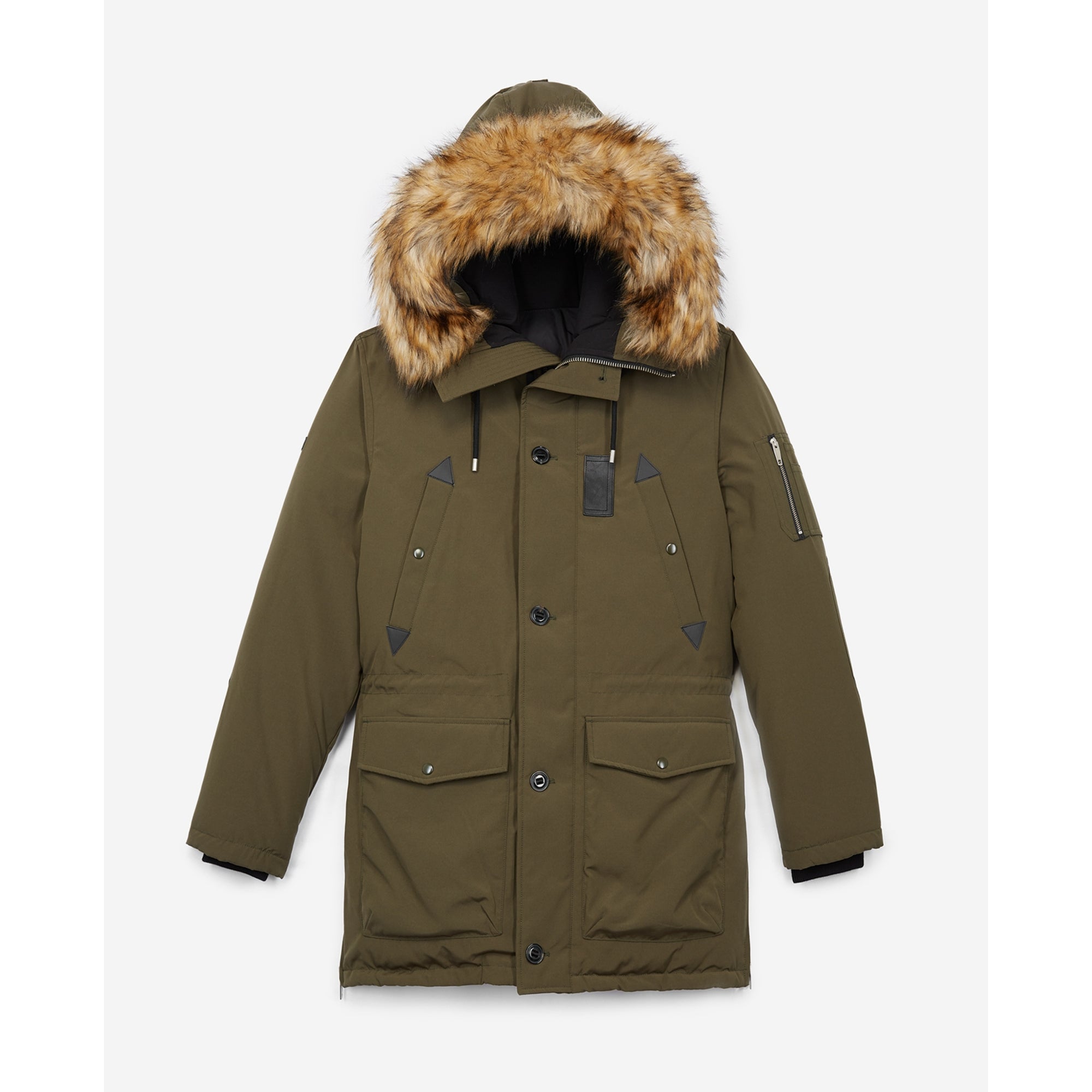 Oversized Parka | Men | Khaki