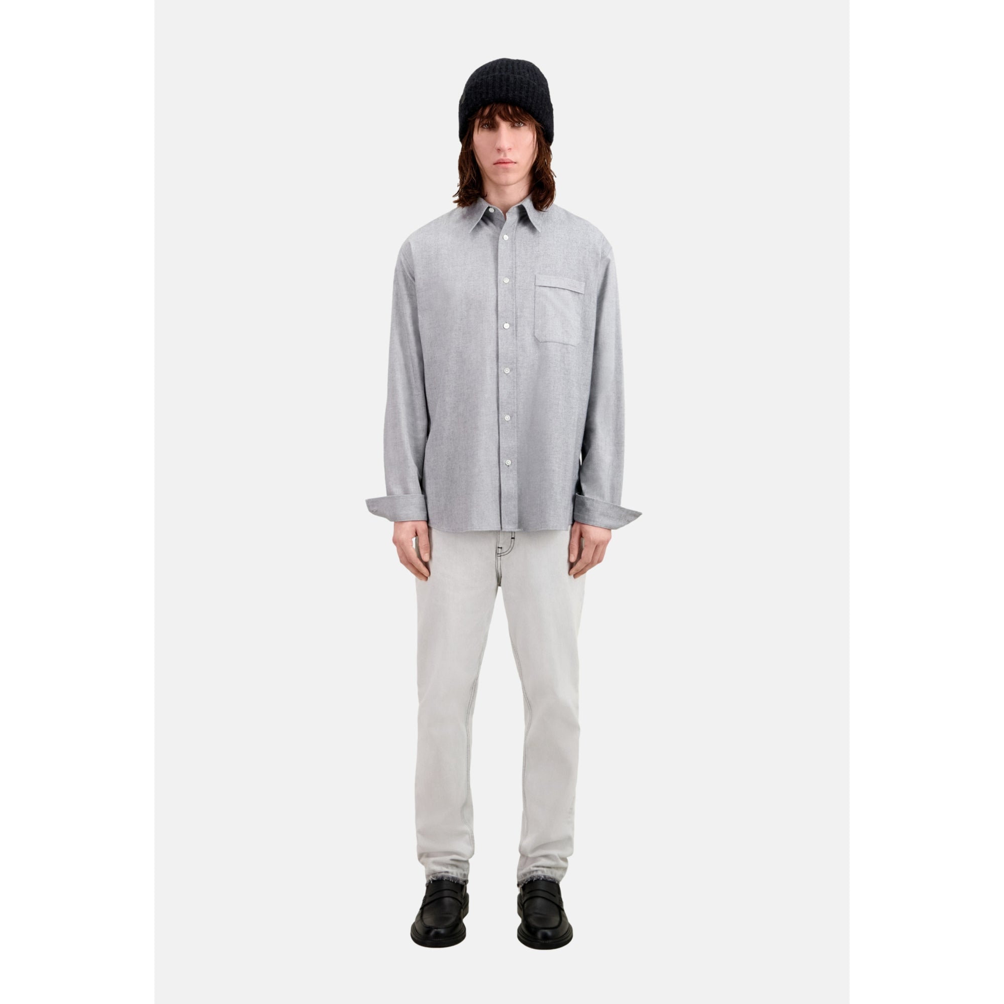 Oxford Shirt | Men | Grey