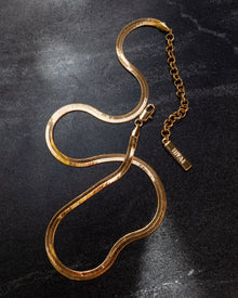 The Classique Herringbone Chain - Gold | Plated Gold