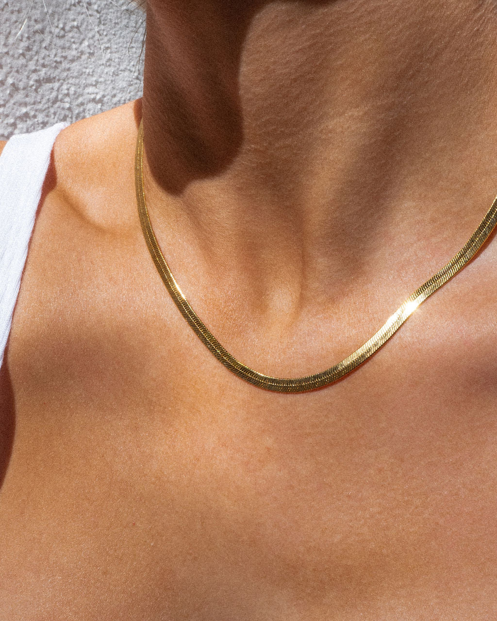 The Classique Herringbone Chain - Silver | Plated Silver