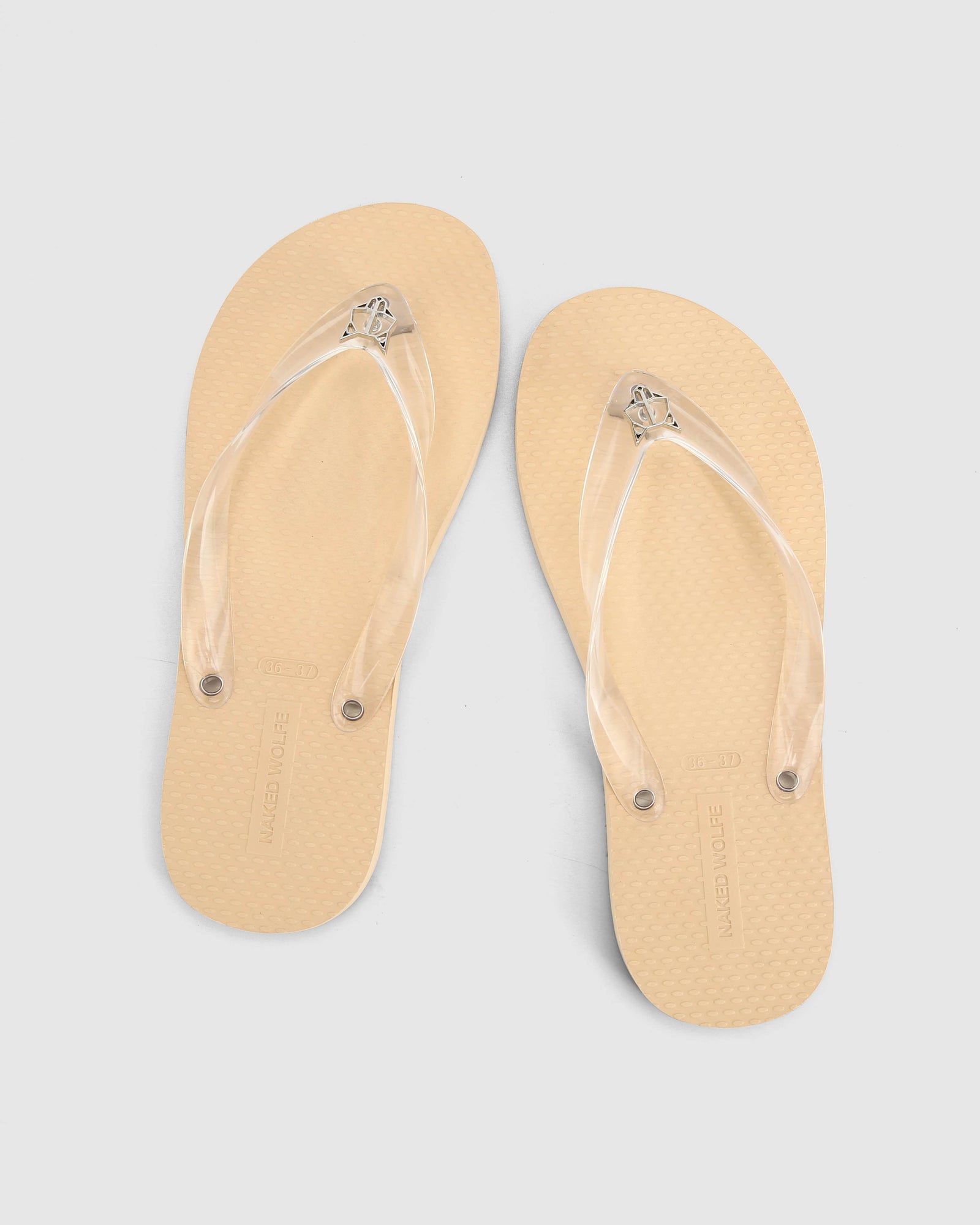 Womens | Pampelonne Thong | Clear/Beige