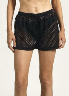 Womens | Nancy Short Baby Eyelet | Noir