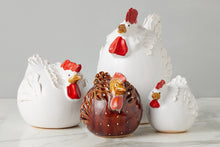 Ceramic Country French Hen | Brown | Medium