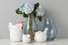 Ceramic Country French Hen | White | Large