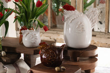 Ceramic Country French Rooster | White | Large