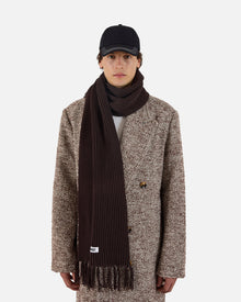 Brioche Knit Scarf | Brown