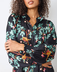 Pheasant & Figs - Magnolia Dress - Ink - Printfresh
