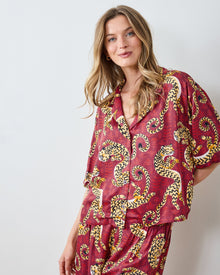 Twisted Tiger - Eco Satin Wildest Dreams Set - Merlot - Printfresh
