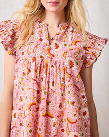 India Bloom - Royal Dress - Soft Rose - Printfresh