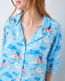 When Pigs Fly - Eco Satin Sweet Dreams Set - Pale Blue - Printfresh