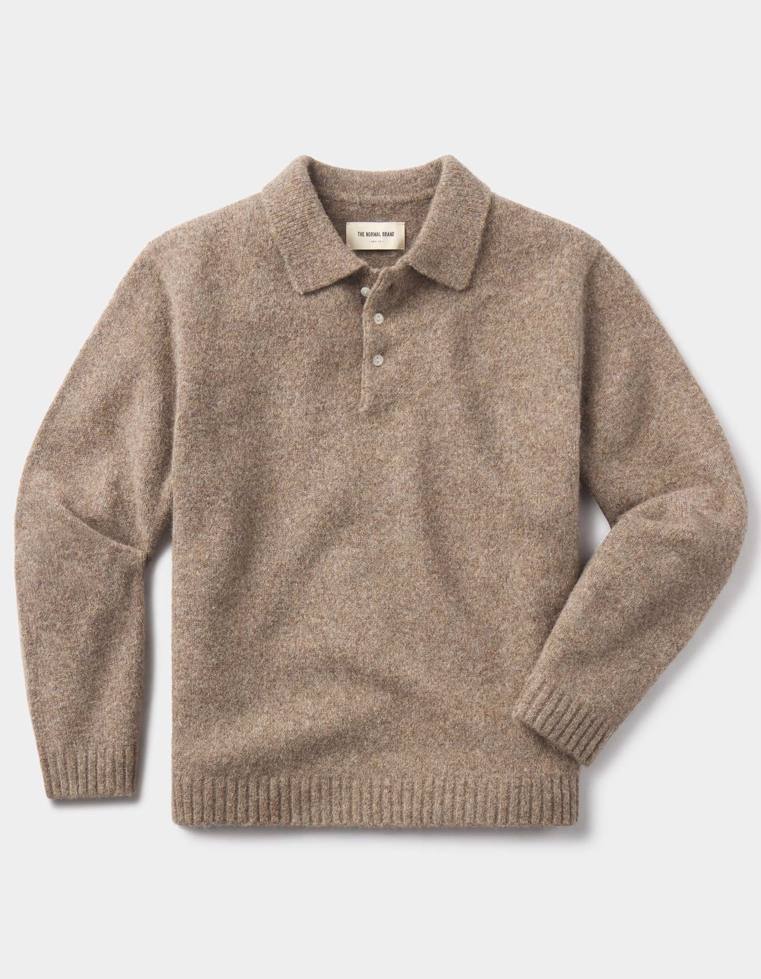 Men | Homebound Polo Sweater | Toasted Chestnut