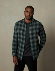 Men | Mountain Overshirt | Eucalyptus Plaid