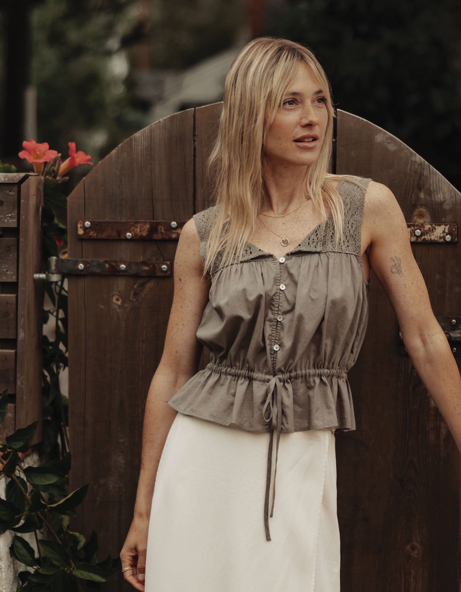 Women | Juliet Tank | Moss