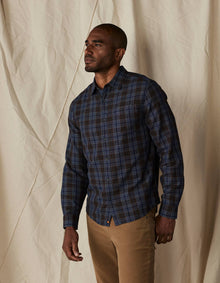 Men | Nikko Button Up Shirt | Brown Plaid